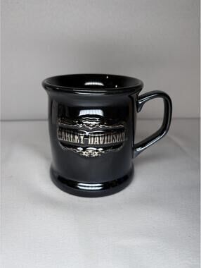Harley-Davidson Black Ceramic Coffee Mug Cup Official Licensed Product
